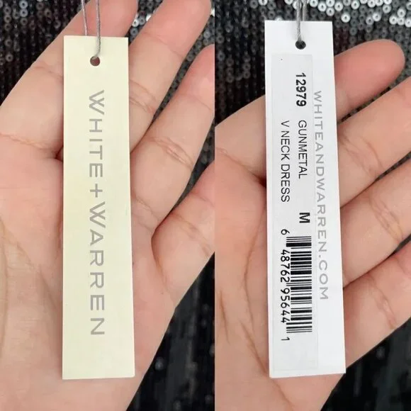 White + Warren Sequin dress size medium - Picture 10 of 10